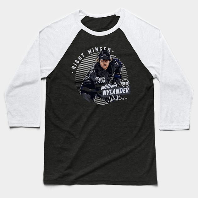 William Nylander Toronto Dots Baseball T-Shirt by lavonneroberson